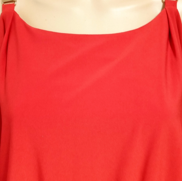 Boston Proper Dresses Boston Proper Heartthrob Red Dress Gold